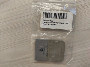 Playstation memory card 1mb, memorijska kartica