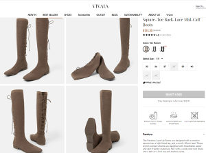 VIVAIA ženske čizme,veličina 39 EU, Pandora Boots