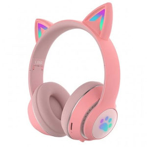 Cica Maca slušalice BORG Bluetooth Slušalice L400 Pink