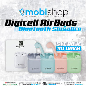 Bezicne Digicell Airbuds Bluetooth Slušalice *Sve boje*
