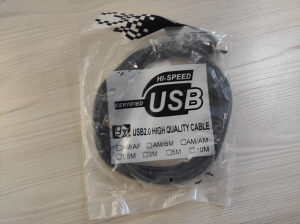 USB B kabal za printer, eksterni disk, 3 metra
