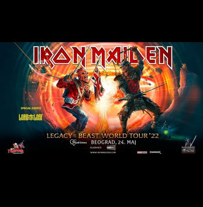 Karte za koncert Iron Maidena u Beogradu