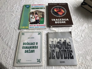 Razne patriotske knjige,ratne 1995 i poratne,Srebrenica