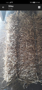 Balirana pšenična slama(KOCKASTE BALE ) oko 300 komada