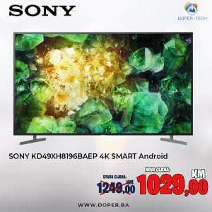 TV SONY KD49XH8196BAEP 49'' 4K Android LED