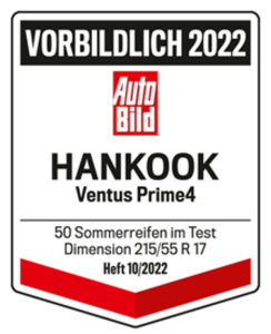 205/55 R16 HANKOOK VENTUS PRIME 4(POBJEDNIK AUTOBILD)