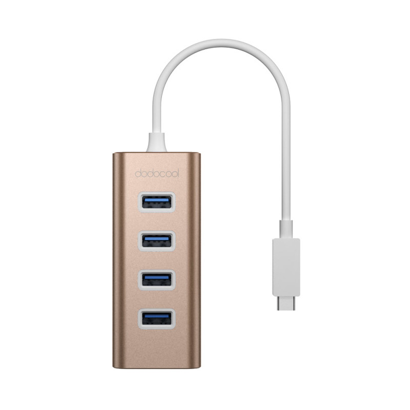 DC20 Aluminum Type-C to USB 3.0 Hub Adapter