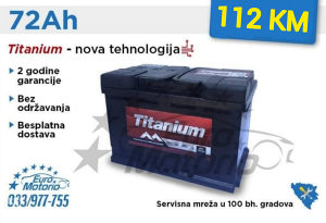 Akumulatori TITANIUM 72Ah - Besplatna dostava!