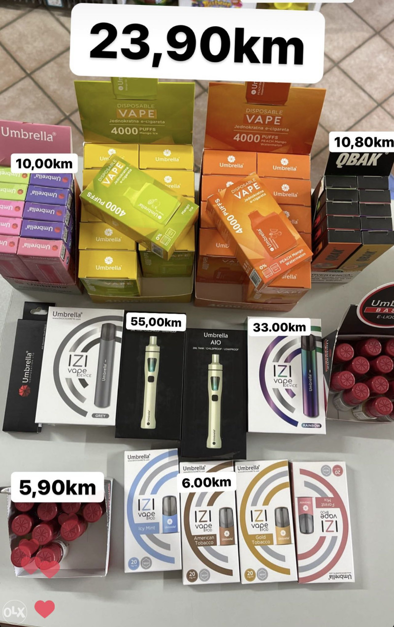 Umbrella električna cigareta Električne cigarete OLX.ba