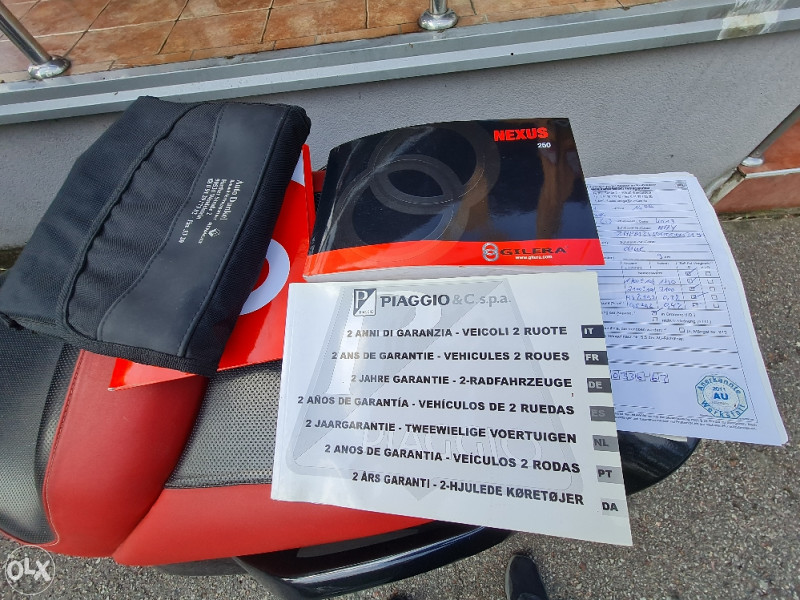Gilera Nexus 250ie 2011god NOV