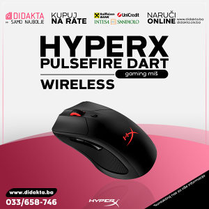 Gaming mis HyperX Pulsefire Dart Wireless