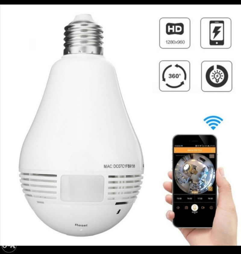 Wi-Fi kamera sijalica e27