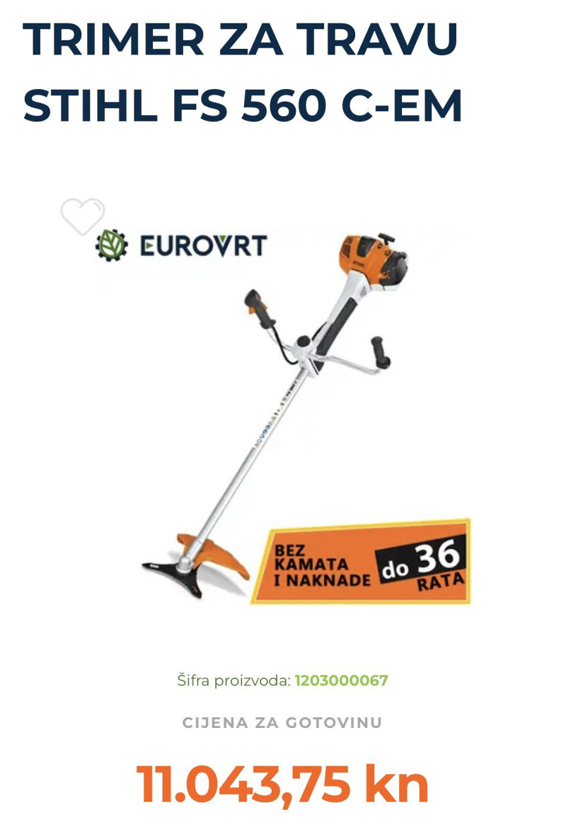 Trimer Stihl FS 560 C (NOV)