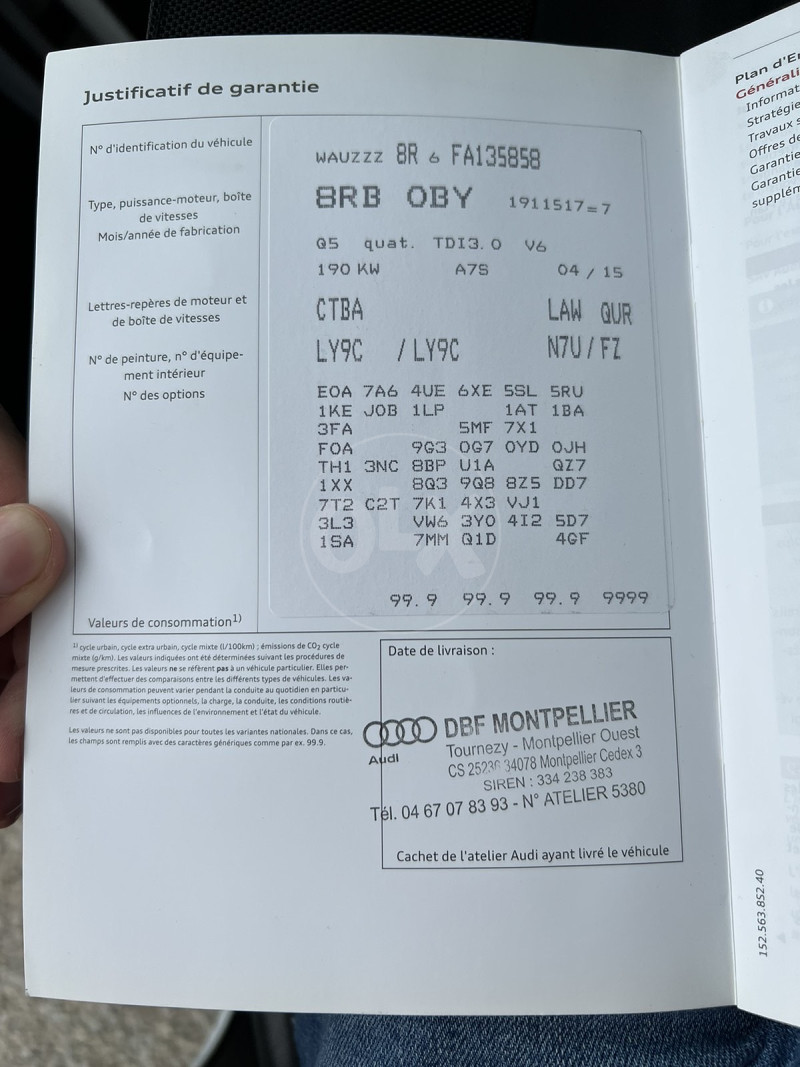 AUDI Q5 3.0 TDI QUATTRO SLINE 2015 GODINA 190KW NAVI