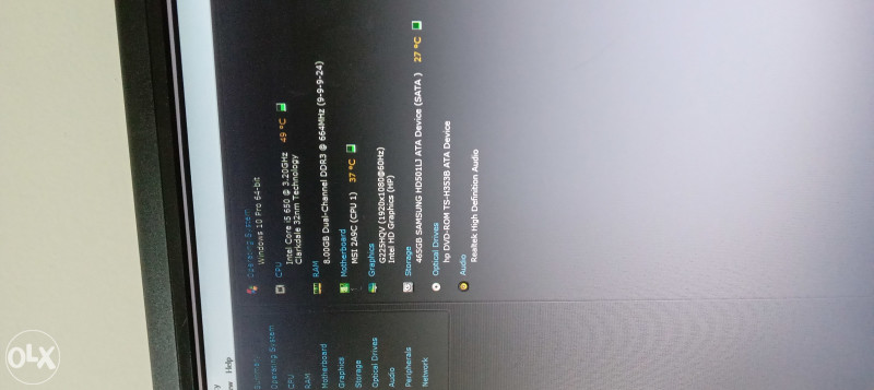 ACER ASPIRE 500GB I 8 GB RAMA