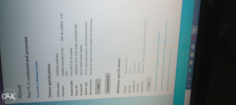 ACER ASPIRE 500GB I 8 GB RAMA
