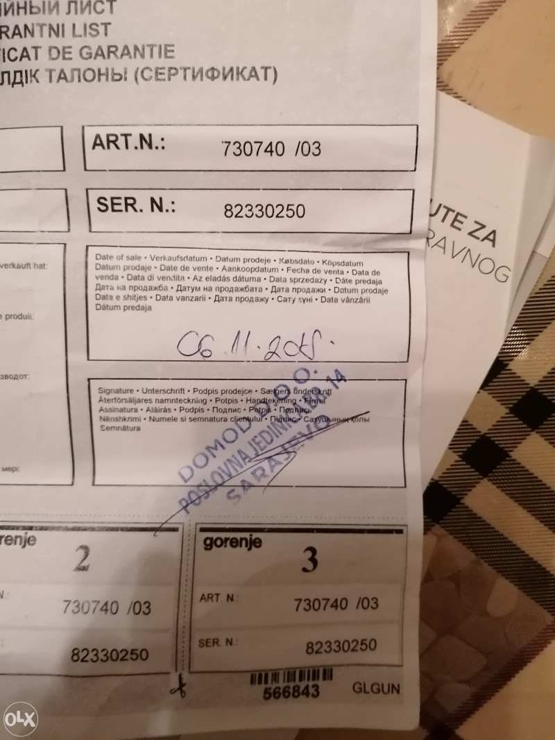 Kombinovani frizider /zamrzivac