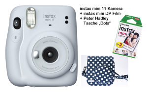 FUJIFILM fotoaparat Instax Mini 11 ice white SET
