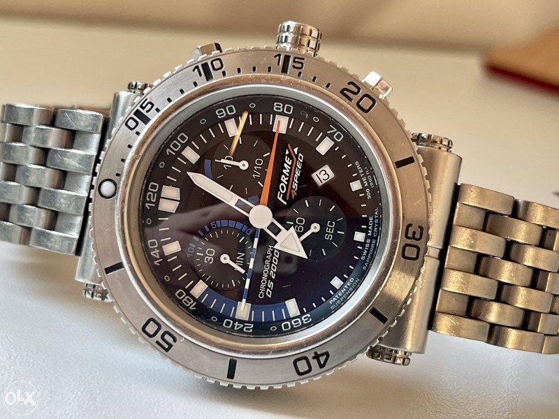 Sat formex 4 speed ds 2000 chronograph swiss made ru ni satovi olx ba