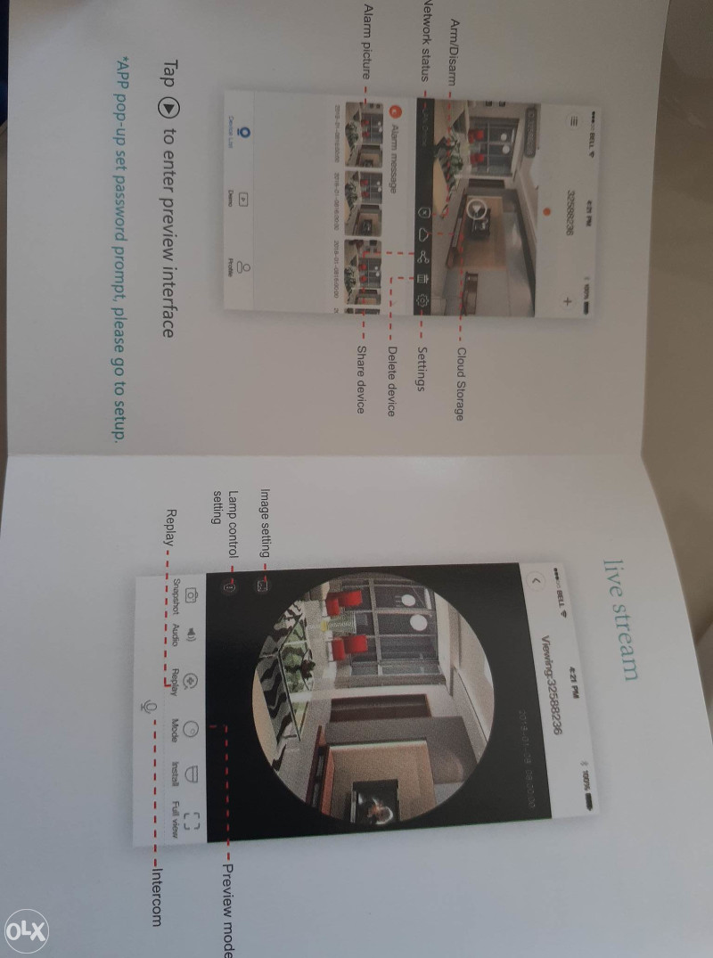 Wi-fi 3D panorama kamera sijelica, kamere, video nadzor