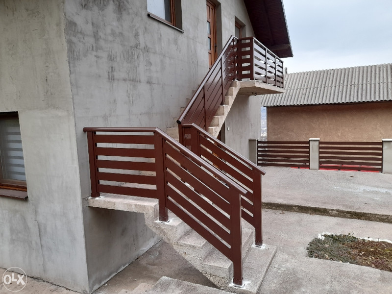 Aluminijska balkonska ograda-Grilje