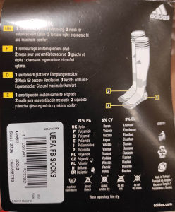 Štucne adidas original crvene čarape nogomet fudbal