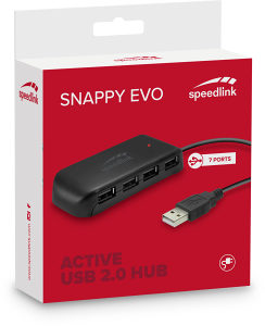Speedlink Snappy EVO USB HUB SL-140005-BK