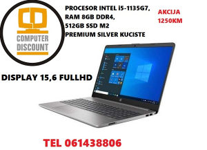 Laptop HP  i5-1135G7, 8GB, 512GB, Novo, Akcija