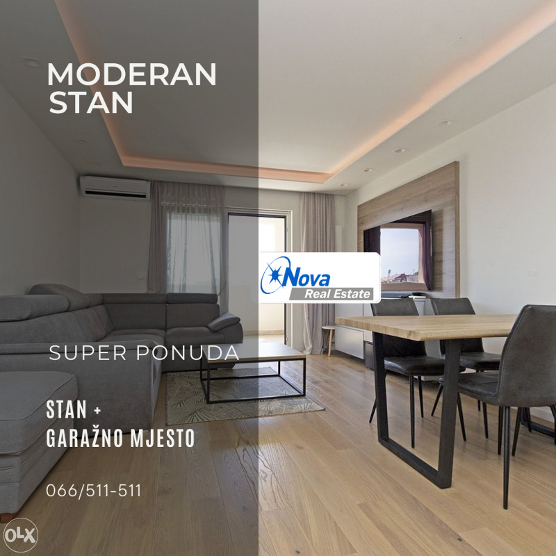 Trosoban stan 66 m2 BL - Borik blizu Rebrovačkog mosta