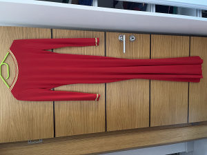 Svečana  crvena haljina