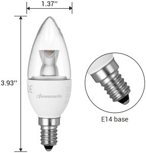 6 pcs DEWENWILS LED sijalice, E14 grlo, dimmable