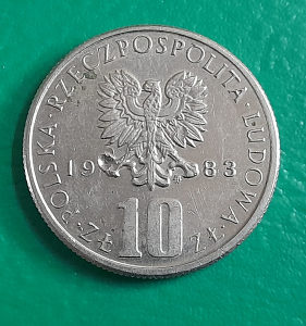Poljska 10 zlota 1983.