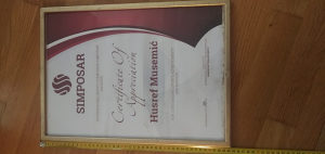 Certifikat Husref Musemic fk sarajevo