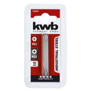KWB Dupli bit PH2 x PZ2 60mm - 27818