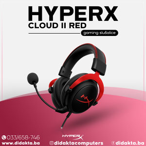 Slusalice HyperX Cloud II Red