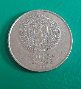 Norveska 20 kruna 1999. (jubilarna)