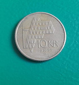 Norveska 10 kruna 1995.