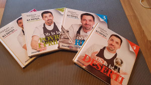 Kuhar komplet od 4 knjige na nasem jeziku NOVO