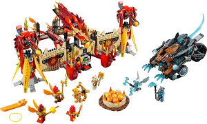70146 Flying Phoenix Fire Temple Lego Chima