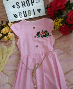 Elegantna roza haljina za ljeta za djevojčice AKCIJA