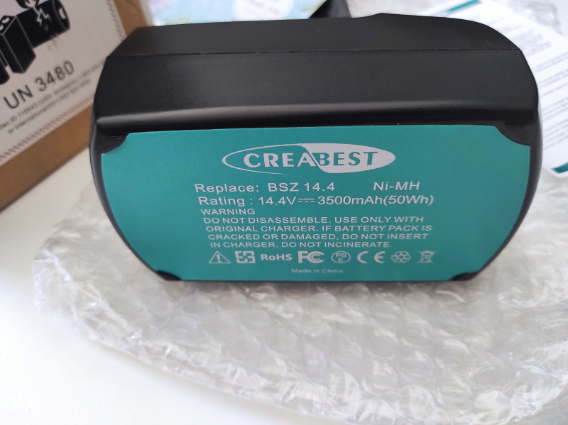 14.4V 3500mAh Ni-MH baterija za Metabo BSZ 14.4 Impuls