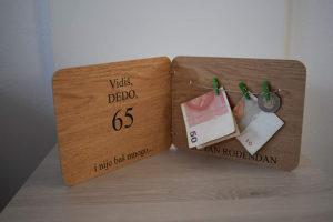 Čestitka (drvena - personalizirana)