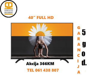 Tv Led 40" 101cm, FullHD,  TESLA 3 God Garancija