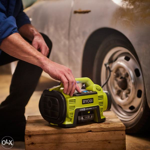 Ryobi Accu-compressor R18I-0 luchtpomp Groen/zwart, Accu en oplader