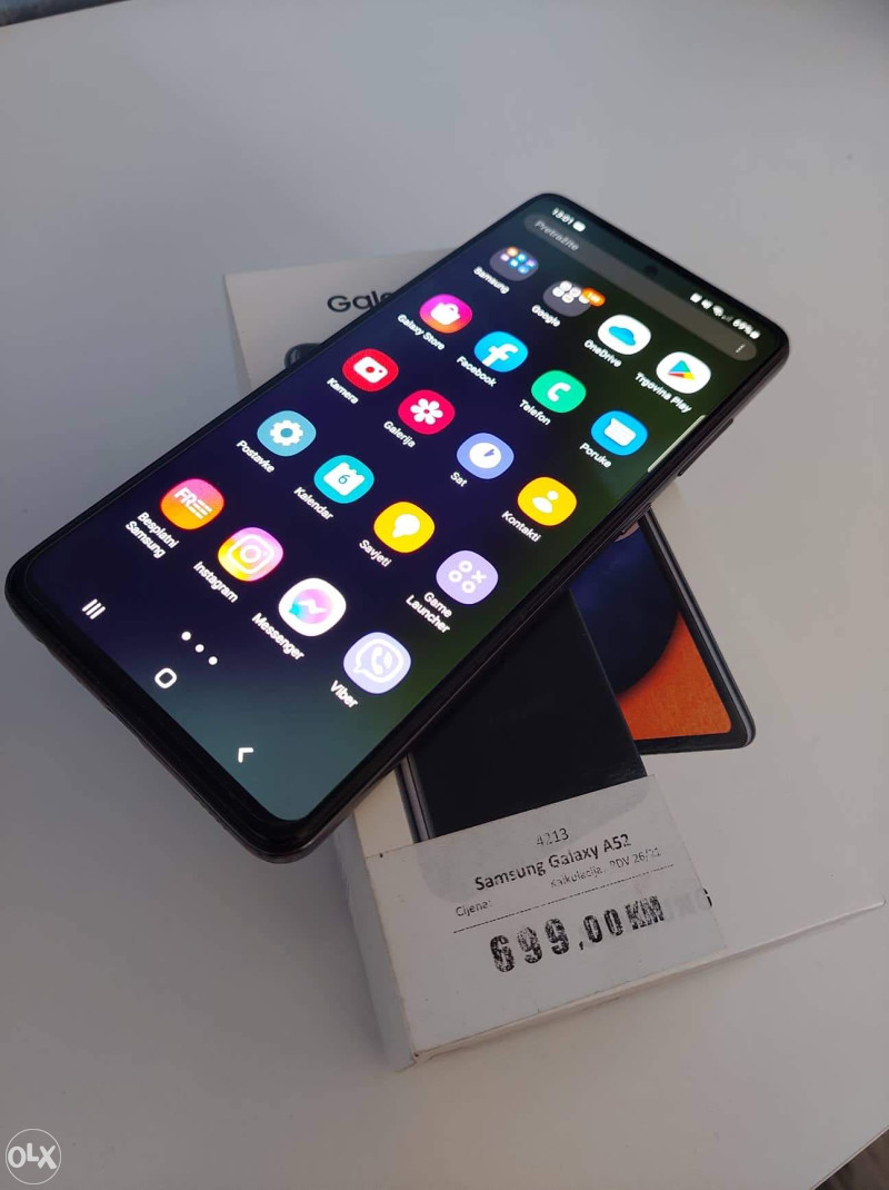 Samsung galaxy a52 8/128GB