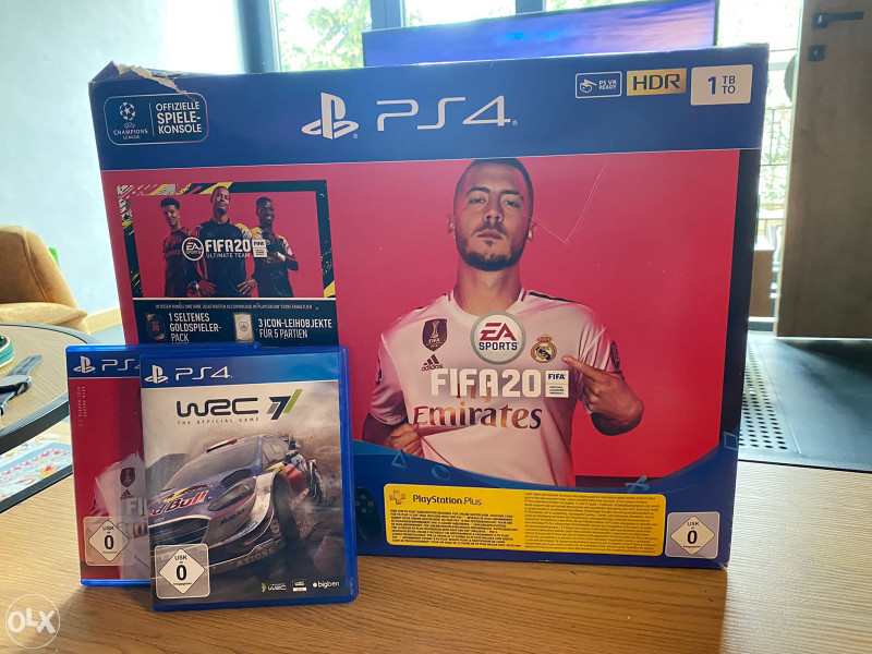 PS4 1TB FIFA 20 WRC 7