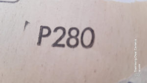 Vodobrusni papir P280