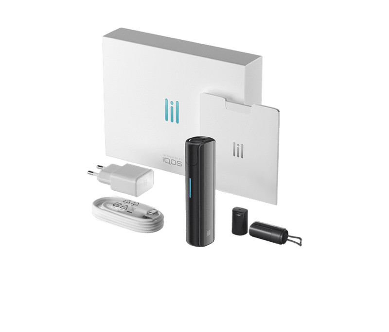 IQOS LIL SOLID 2.0 BLACK- VAKUM ORGINAL