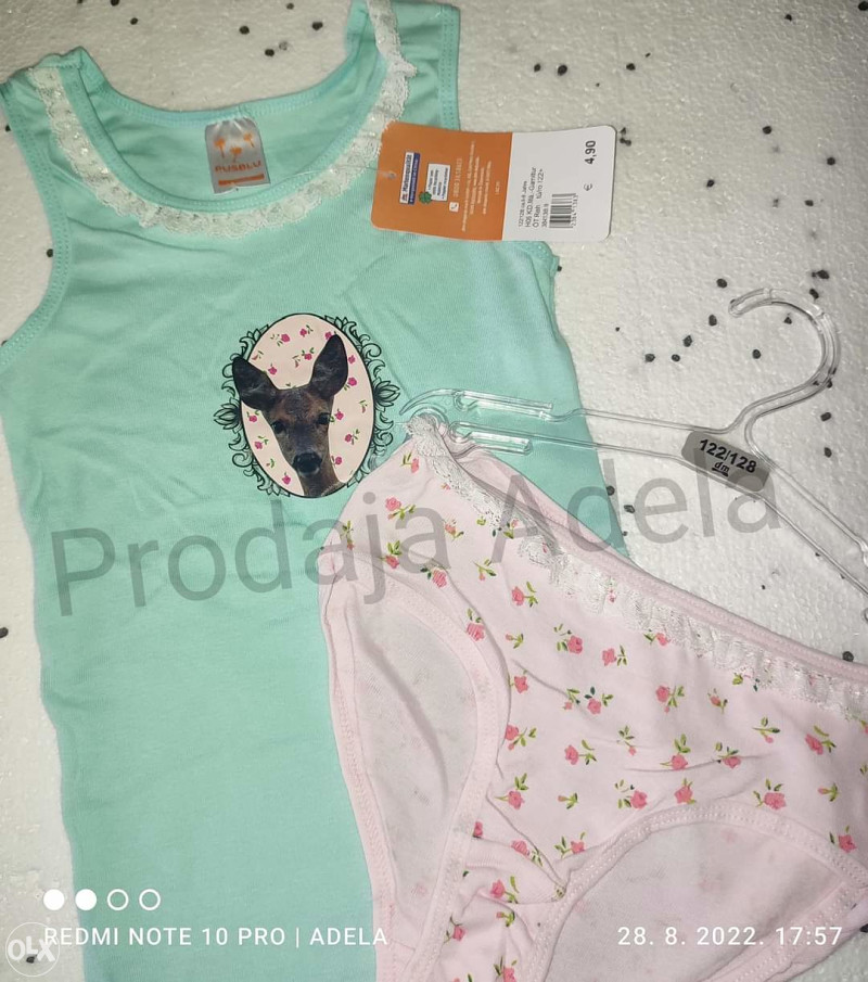 set za djecu potkosulja i gaćice