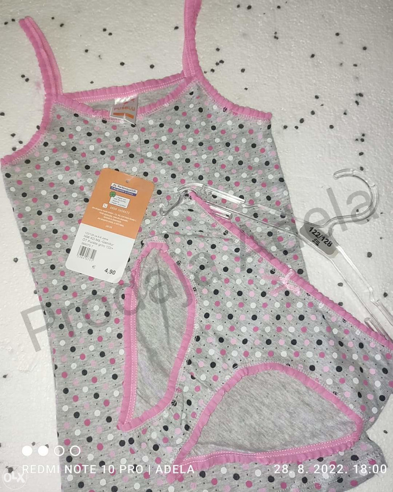 set za djecu potkosulja i gaćice